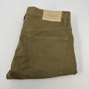 J. Lindeberg Mens Jay 31x32 Brown‎ Mid Rise Slim Fit 5 Pocket Design Jeans